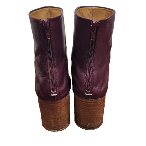 Vintage Maison Martin Margiela Tabi Leather Ankle Boots Size EU 37/US 6.5 - Picture 7 of 14